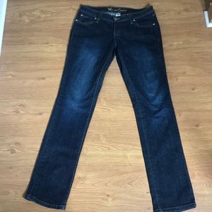 Wet Seal Straight Leg Denim Jeans Size 9 Regular